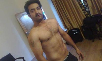 NTR going SHIRT-LESS this time