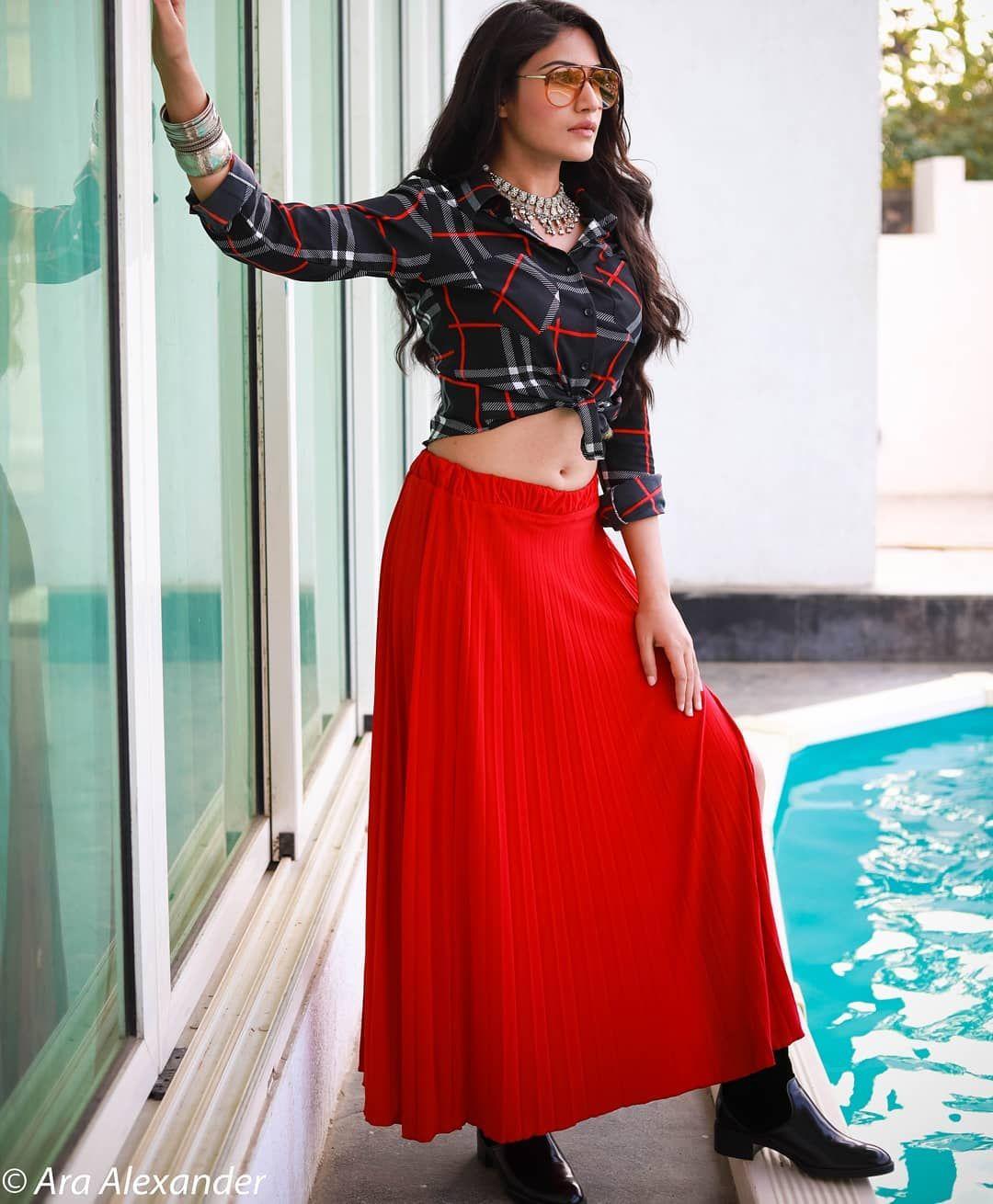 Image result for surbhi chandna red hot dress