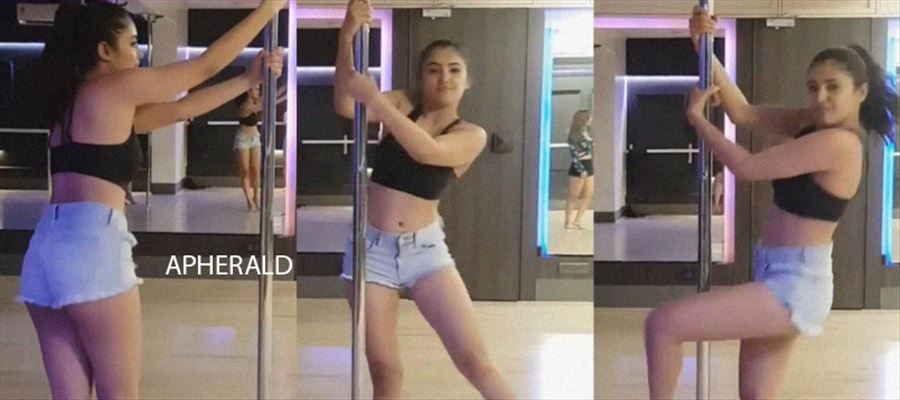 Malvika is now busy with Pole dancing - VIDEO inside