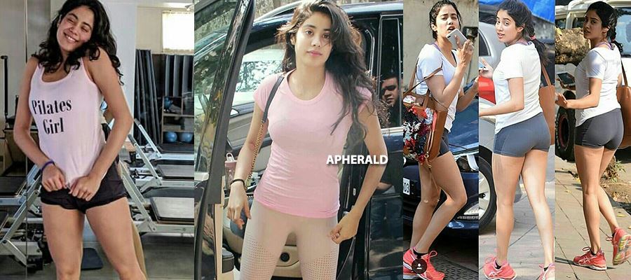 CAUGHT RED-HANDED: 21 Photos of Jhanvi Kapoor where she has oozed the Oomph in Public before cameras