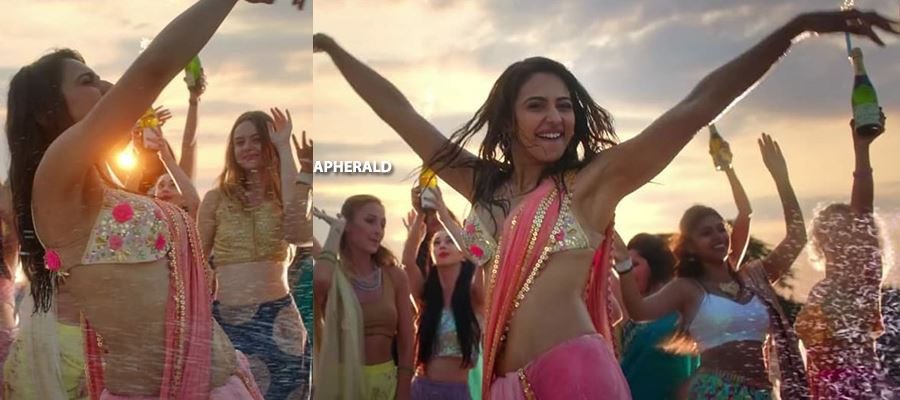 Rakul Preet's Hot and Oops! moment 'Saree' song crosses 1.5+ Crore views