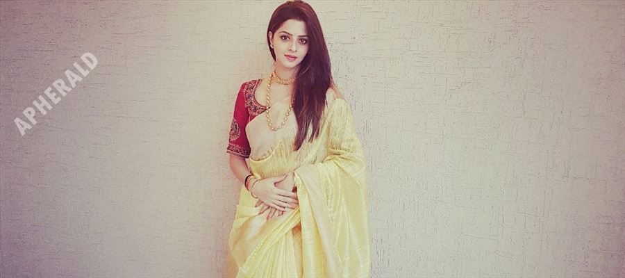 Vedika's latest clicks in a Transparent Saree is indeed a treat for sore eyes